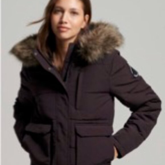 Superdry Jackets & Blazers - SUPERDRY Everest Hooded Puffer Bomber Jacket LARGE NEW WITH TAGS